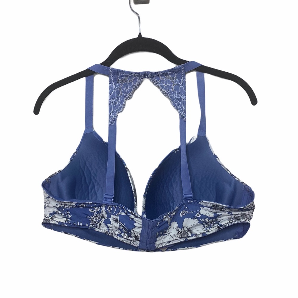 Cacique Blue Floral Bra - Picture 4 of 4